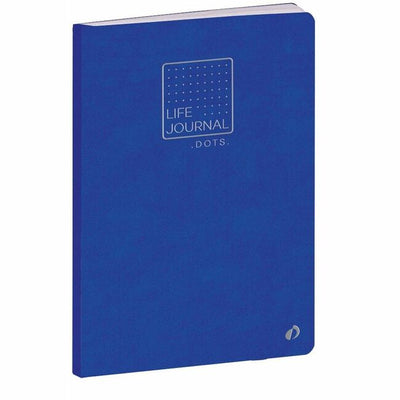 JOURNAL DOTS SLIM BLUE (QUO231178)