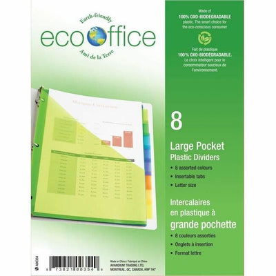 INDEX POLY LET. 8 TAB 1 POCKET (AVDA00354)