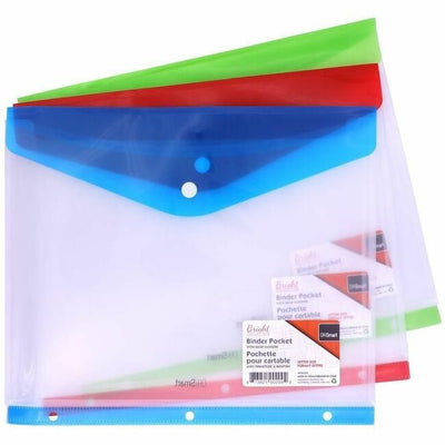 BINDER POCKETS BUTTON CLOSURE (AVDA00209)