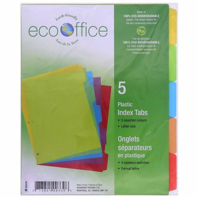 INDEX POLY LET. 5 TAB COL. (AVDA00339)
