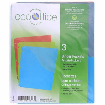 BINDER POCKETS ASSORTED (AVDA00348)