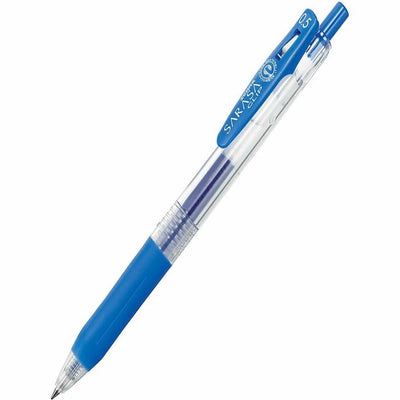 RETRAC.GEL PEN 0.5MM PALE BLUE (ZEB47560)