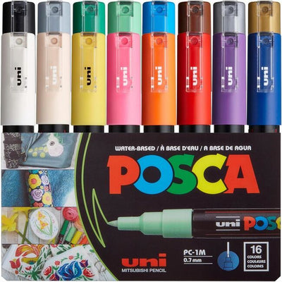 MARKER PAINT EX.FINE TIP ASSOR (UBCPC1M16C)
