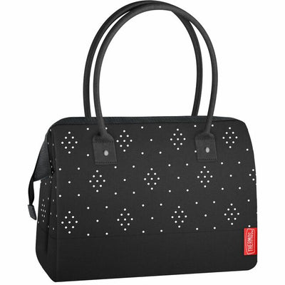 LUNCH BAG WOMEN BLACK DOTS (THZC552311004)