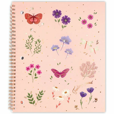 NOTEBOOK PINK BUTTERFLY (HLR59014222)