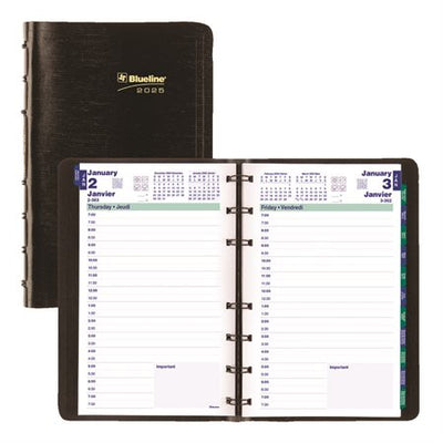 AGENDA 1D/P SPI.BIL.8X5 BLACK (BLICF150381BT)