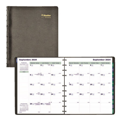 AGENDA MTHLY.SPI.11X9-1/16 BLK (BLICF151281BT)
