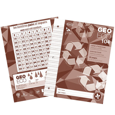 NOTEBOOK IND.LIN.DOT.RECY.40P. (GCIEC104)