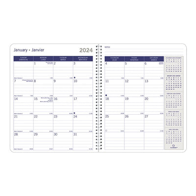 AGENDA MTHLY.D-GLOBE WIRE BK (BLIC230-81BT)