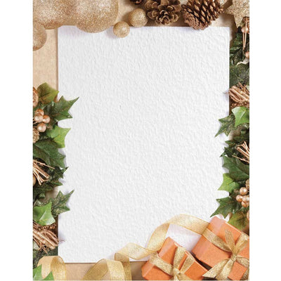 St. James&reg; Holiday Paper, Festive Ivy, 8 1/2" x 11" , 25 Per Package (FST88051)