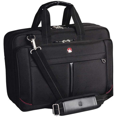 Holiday SWA0918 009 Carrying Case (Briefcase) for 15.6" (396.24 mm) to 17" (431.80 mm) Notebook - Black (HDLSWA0918009)
