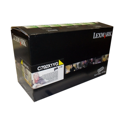 C/X792 Yellow Return Programme 20K Print Cartridge (LEXC792X1YG)