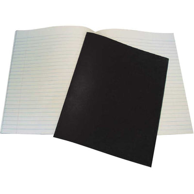 48P. RULED NOTEBOOK BLACK (HLR12908)