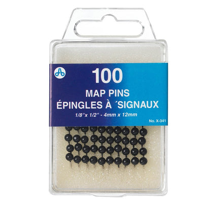 Westcott Map Pins - Black (ACM00175)