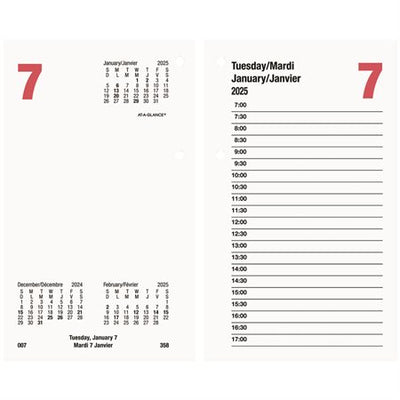 DAY.OFFICE PLANNER CAL.3.5X6" BIL (AAGE717F5025)