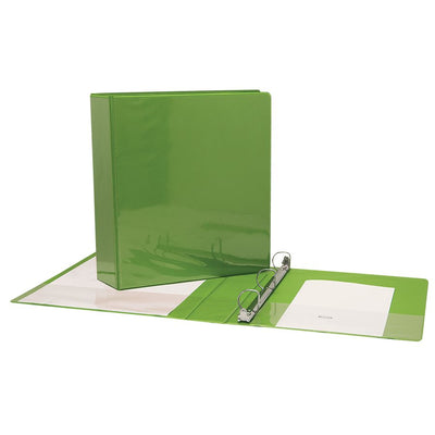 BINDER 2"D-RING VINYL L-GRN (GCICV20LGN)