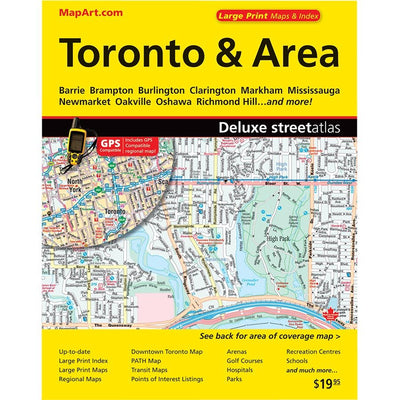 STREET MAP TORONTO AND AREA (MPA10213)