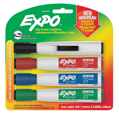 Expo Eraser Cap Magnetic Dry Erase Marker Set (SAN1944728)