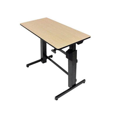 Ergotron WorkFit-D, Sit-Stand Desk (Birch Surface) (ERG24-271-928)