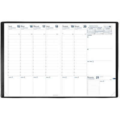 Quo Vadis Trinote Planner Refill (without cover) - 7¼"x9½" (18x24cm) - 2025 (QUO48001F)