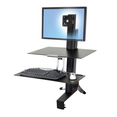 Ergotron WorkFit-S Single HD with Worksurface+ (ERG33-351-200)