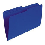 Pendaflex 1/2 Tab Cut Legal Recycled Top Tab File Folder (PFXR615-NAV)