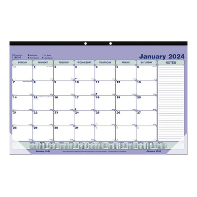 Brownline Monthly Desk Pad Calendar, 11" x 8-1/2" , English (BLIC181721)