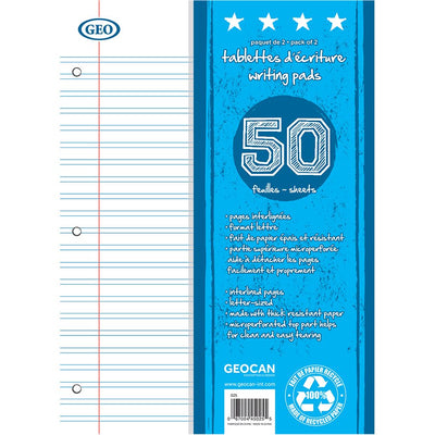 WRITING P.INTER/PERF.8,5X11 50S. (GCIG25)