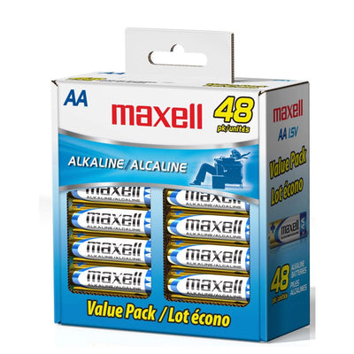 BATTERIES AA MAXELL 48/PKG (MAX723443)