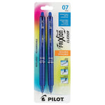 Pilot FriXion Ball Clicker 0.7 - Gel Ink Rollerball pen - Blue - Medium Tip (PILFRT7L2)