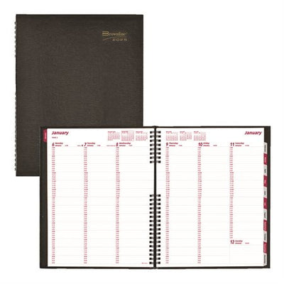 Brownline CoilPro Weekly Planner, 11" x 8-1/2" , English (BLICB950C-BLK)