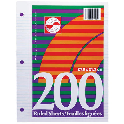 8.5X11" RULED FEFILL SHEET (AVD03106)