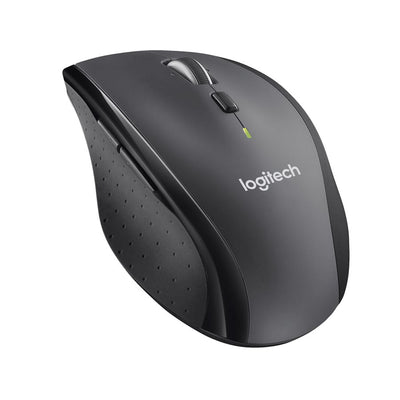 Logitech M705 Marathon Wireless Mouse, 2.4 GHz USB Unifying Receiver, 1000 DPI, 5-Programmable Buttons, 3-Year Battery, Compatible with PC, Mac, Laptop, Chromebook - Black (LOG910-001935)