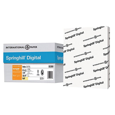 SPRINGHILL PAP.LTR,BUFF,110LB (INU55300)