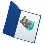 3 FAST. DARK BLUE REPORT COVER (BSN78528)