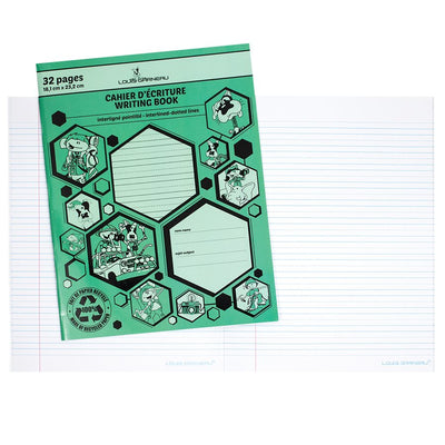 NOTEBOOK UND.LINE DOT.32P.GRN (GCILG10GN)