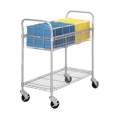 Safco Wire Mail Cart (SAF5236GR)