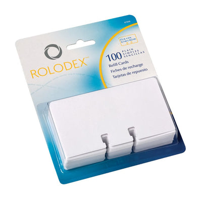 Rolodex Plain Rotary File Cards (ROL67558)