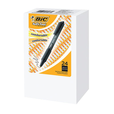 RETR.SOFT FEEL PEN 1.0mm BK (BICSCSMB24BBK)