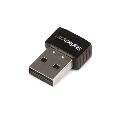 StarTech.com USB 2.0 300 Mbps Mini Wireless-N Network Adapter - 802.11n 2T2R WiFi Adapter (STC809186)