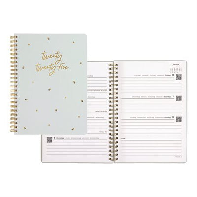 Letts Celebrate Weekly Planner - Sky Blue/Gold (BLIC082186)