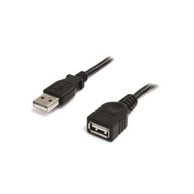 StarTech.com 3 ft Black USB 2.0 Extension Cable A to A - M/F (STC823894)