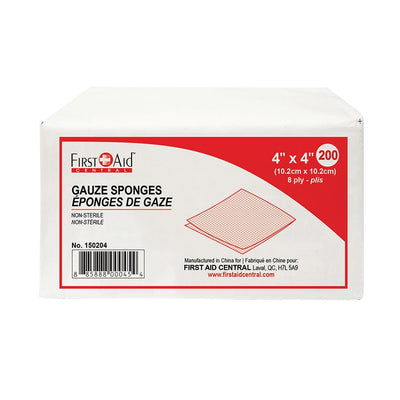 BANDAGE GAUZE PAD 4X4" N-STER. (FXX150204)