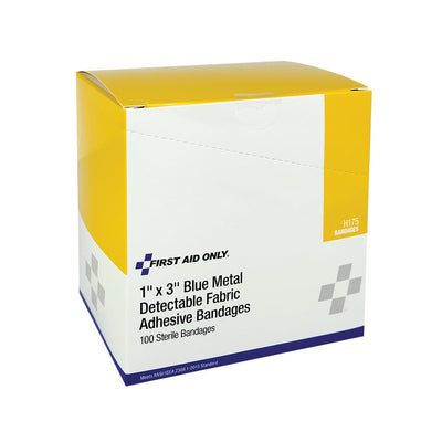 METAL DETECT.BANDAGES 1"X3" (FXXH175-CA)