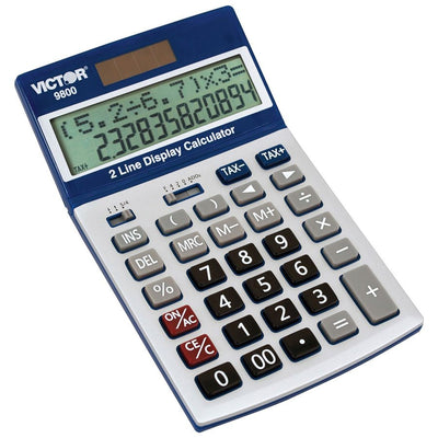 CALCULATOR 12DGT DSKTP 2 LN (VCT9800)