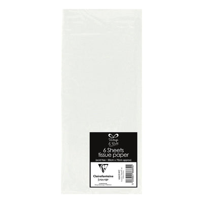 TISSUE PAPER 20x30",6/PK*WHITE (CFN6663WC)