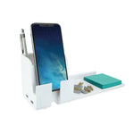 DESK ORG.W SMART PHONE HOLDER WH (BOS829430)