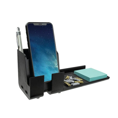 DESK ORG.W SMART PHONE HOLDER BLK (BOS829431)