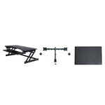 DESK RISER 37.5"BLK.ARM/MAT (RCL829529)
