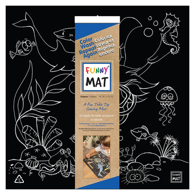 TABLE COLORING MAT OCEAN (FNMDEEPSEA)